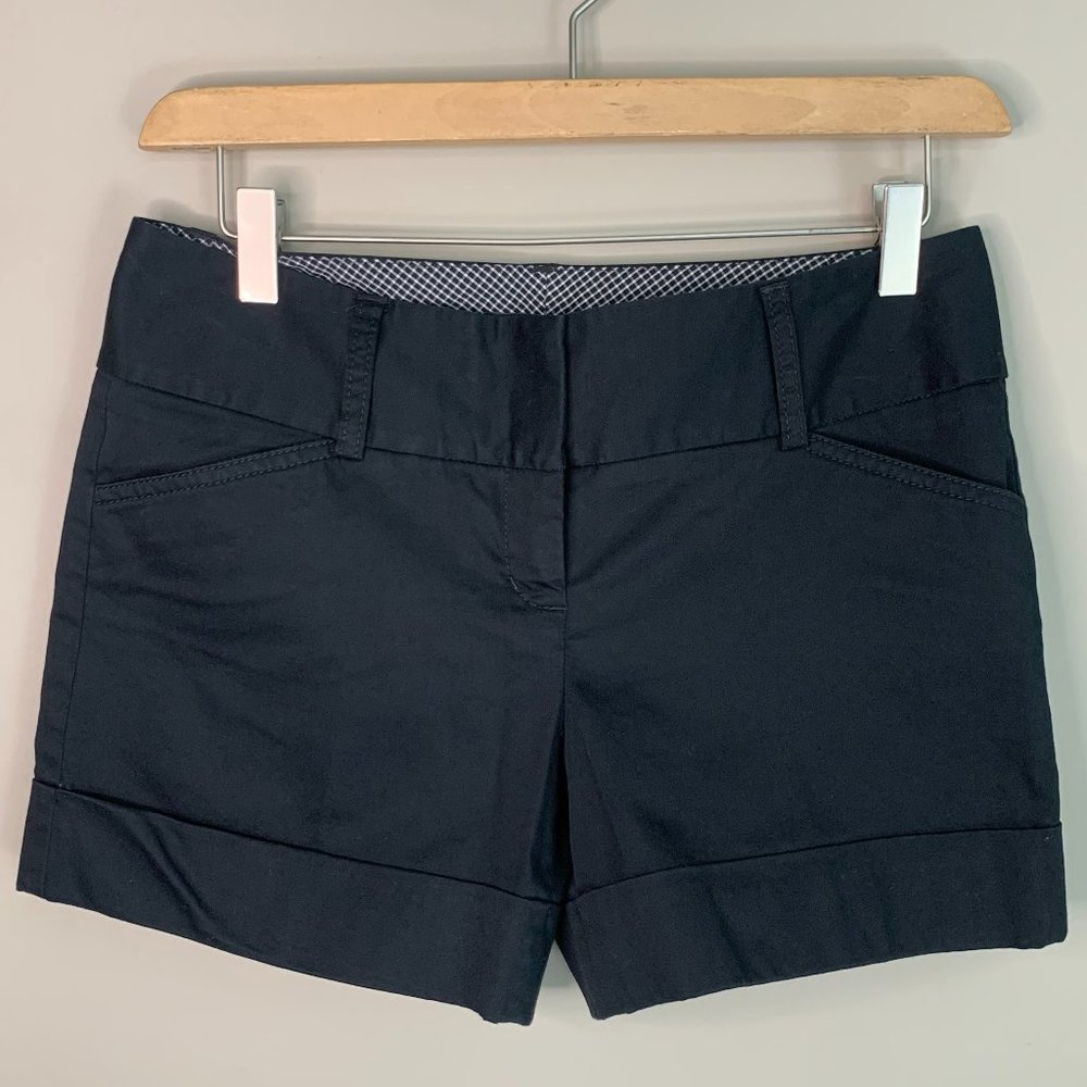 Express Design Studio ~ Black Shorts w/ Cuff ~ Size 2
